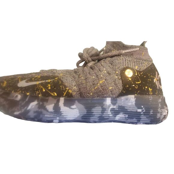Mens Nike Zoom KD 11 Gold Splatter Basketball Sneakers Shoes Size 8.5 A… - Picture 7 of 10